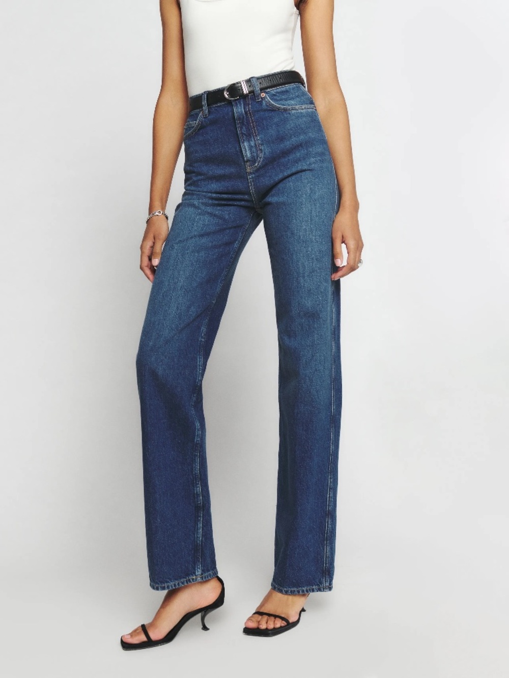 Reformation Wilder High Rise Wide Leg Jeans Western Salinas - Size 29